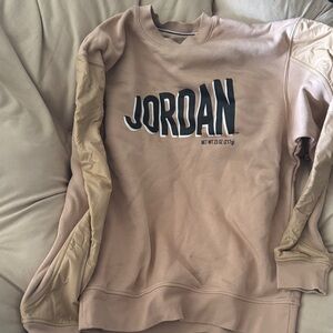 Jordan Men's Crewneck Sweater in Tan